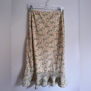 Wild Fable Coquette Floral Midi skirt
